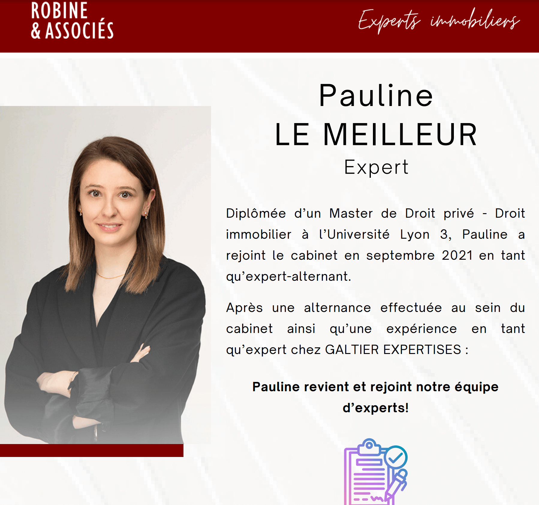 Pauline Le Meilleur revient et rejoint notre équipe d’experts !